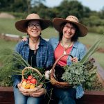 Stephanie and Heather at Fiddlehead Farm