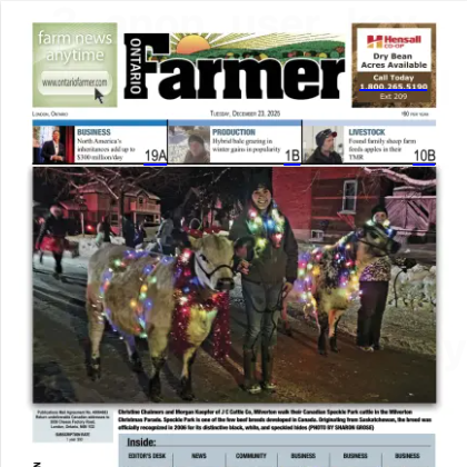 Ontario Farmer Newspaper