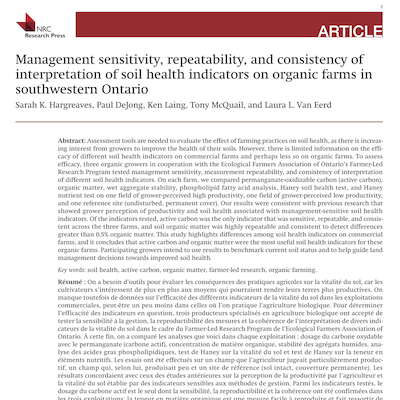 Farmer-researchers publish findings on soil health indicators